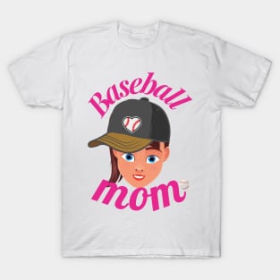 Baseball mom - sports T-Shirt